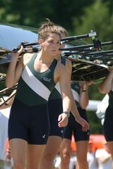 Rower chicks in spandex with camel toes